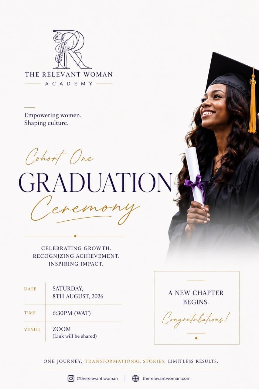Relevant Woman Academy (RWA) Cohort 1 Graduation Ceremony